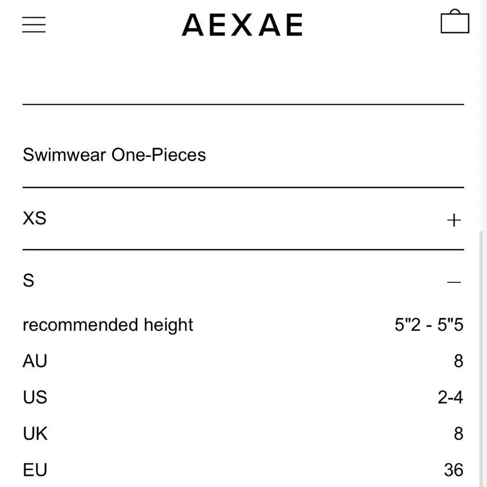 AEXAE Twist One Piece Swimsuit NWT - Picture 10 of 10